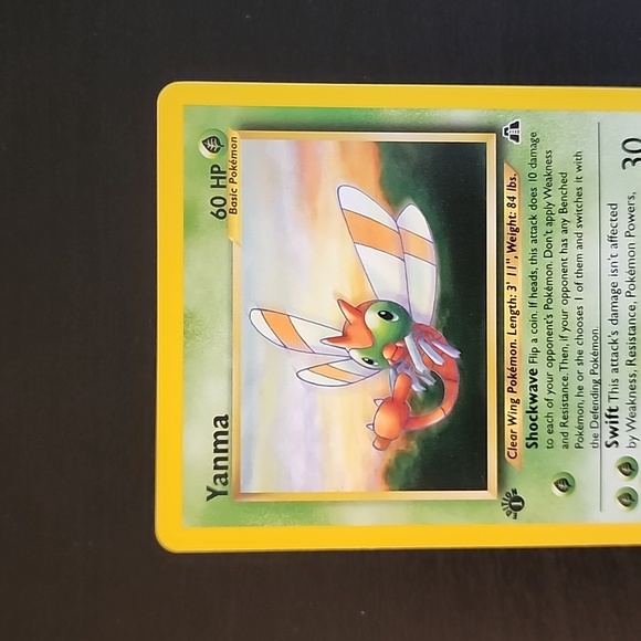 1st Edition Yanma Neo Discovery 36/75 Non-Holo Pokemon Card (NM)! - Picture 2 of 6